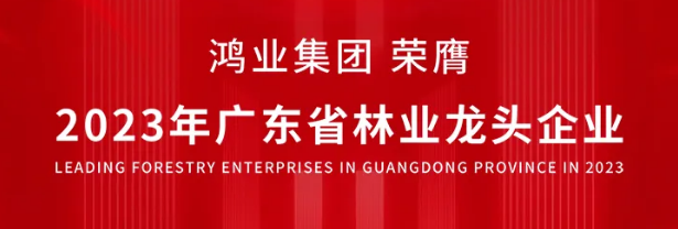 喜報(bào)：鴻業(yè)家具榮膺2023年“廣東省林業(yè)龍頭企業(yè)”榮譽(yù)稱號(hào)！